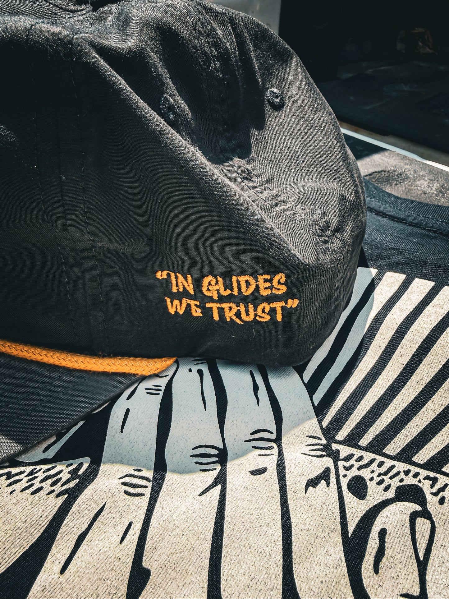 “In Glides We Trust” hat