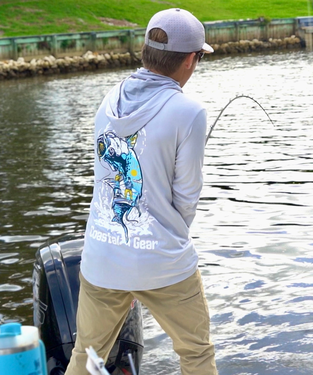 Silver King hooded UPF Shirt