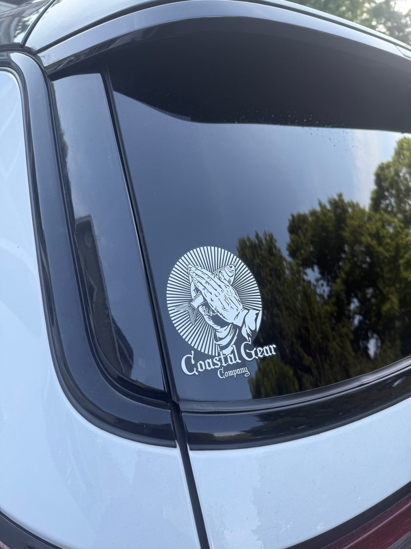 “In Glides We Trust” sticker