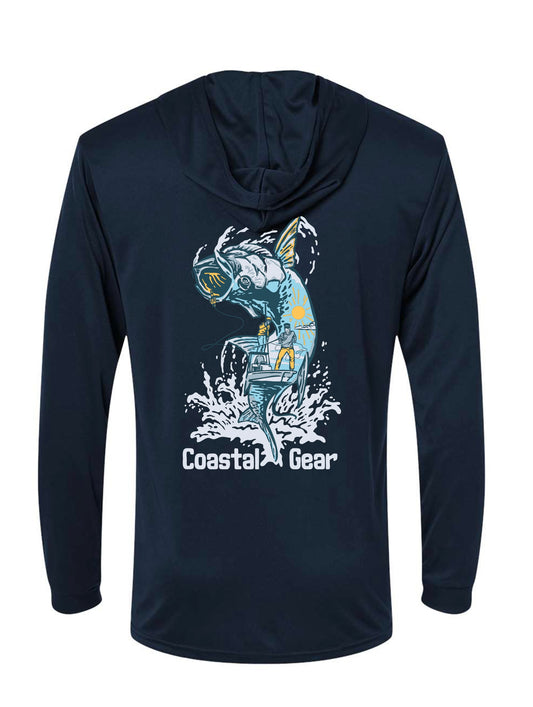 Silver King hooded UPF shirt