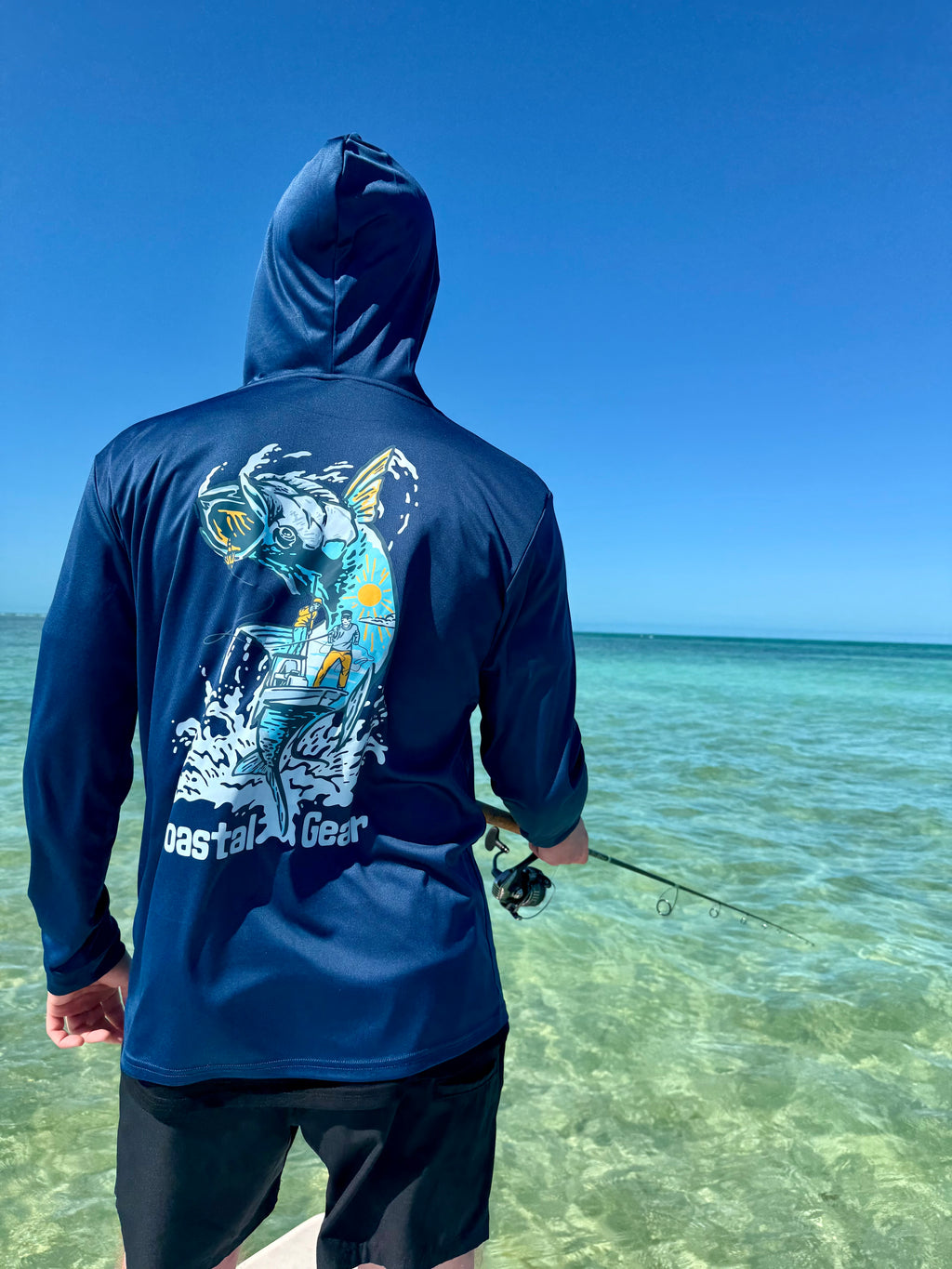 Silver King hooded UPF Shirt